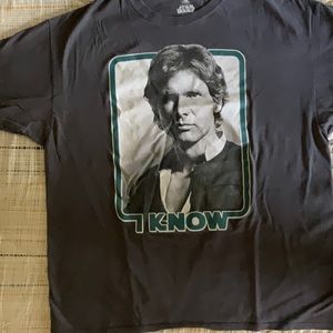 COPY - Star Wars Disney Han Solo I Know Tshirt